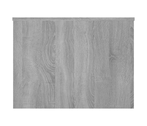 vidaXL Mesa de centro madera de ingeniería gris Sonoma 80x55,5x41,5 cm