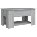 Mesa de centro madera de ingeniería gris Sonoma 79x49x41 cm