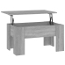 Mesa de centro madera de ingeniería gris Sonoma 79x49x41 cm