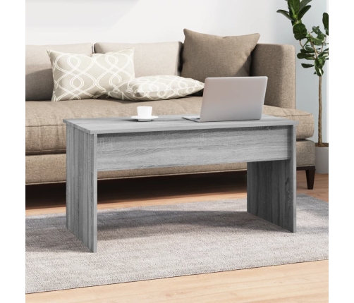 Mesa de centro madera de ingeniería gris Sonoma 102x50,5x52,5cm