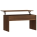 Mesa de centro madera ingeniería marrón roble 102x50,5x52,5 cm