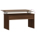 Mesa de centro madera ingeniería marrón roble 102x50,5x52,5 cm