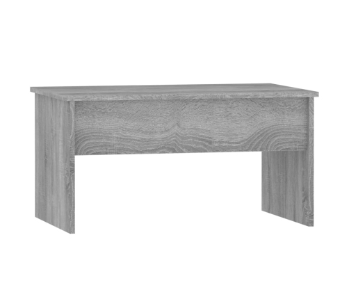 Mesa de centro madera de ingeniería gris Sonoma 80x50,5x41,5 cm