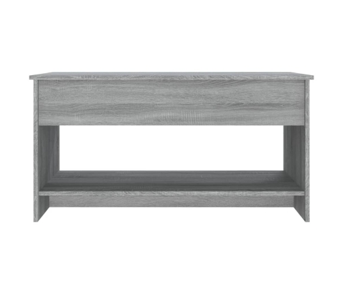 Mesa de centro madera de ingeniería gris Sonoma 102x50x52,5 cm