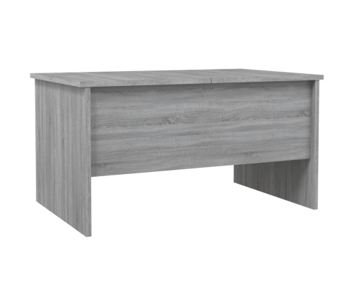 Mesa de centro madera de ingeniería gris Sonoma 80x50x42,5 cm