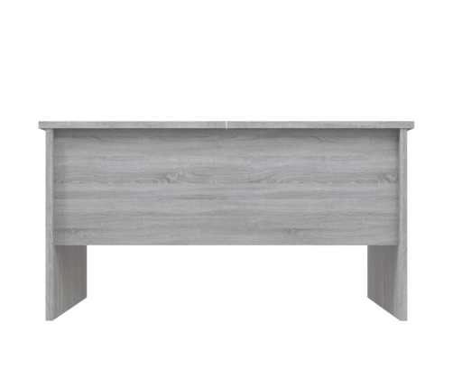 Mesa de centro madera de ingeniería gris Sonoma 80x50x42,5 cm