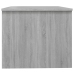 Mesa de centro madera de ingeniería gris Sonoma 80x50x42,5 cm