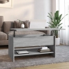 Mesa de centro madera contrachapada gris Sonoma 80x50x40 cm