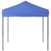 Carpa para fiestas plegable azul 2x2 m