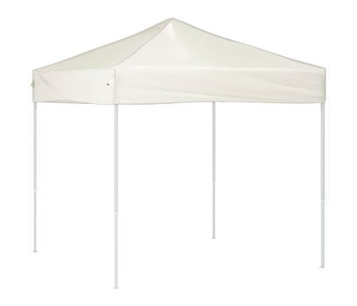 Carpa para fiestas plegable color crema 2x2 m