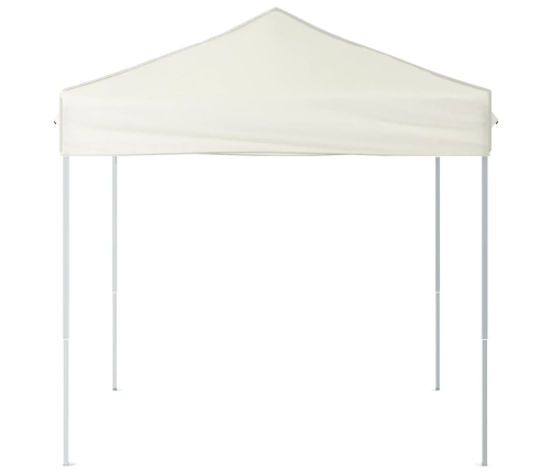 Carpa para fiestas plegable color crema 2x2 m