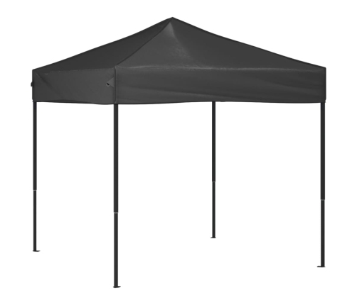 Carpa para fiestas plegable gris antracita 2x2 m