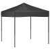 Carpa para fiestas plegable gris antracita 2x2 m