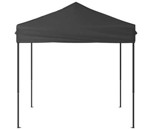 Carpa para fiestas plegable gris antracita 2x2 m