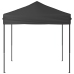 Carpa para fiestas plegable gris antracita 2x2 m