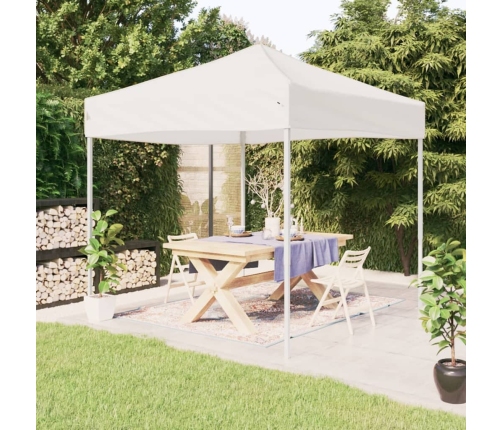 Carpa para fiestas plegable blanco 2x2 m