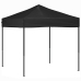 Carpa para fiestas plegable negro 2x2 m