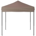 Carpa para fiestas plegable gris taupe 2x2 m