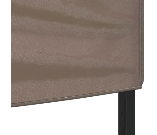 Carpa para fiestas plegable gris taupe 2x2 m