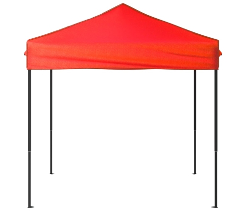 Carpa para fiestas plegable rojo 2x2 m