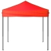 Carpa para fiestas plegable rojo 2x2 m