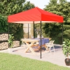 Carpa para fiestas plegable rojo 2x2 m