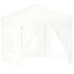 Carpa para fiestas plegable con paredes laterales blanco 2x2 m