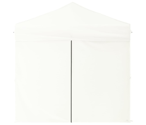 Carpa para fiestas plegable con paredes laterales blanco 2x2 m