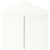 Carpa para fiestas plegable con paredes laterales blanco 2x2 m