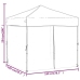 Carpa para fiestas plegable con paredes laterales azul 2x2 m