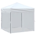 Carpa para fiestas plegable con paredes laterales blanca 2x2 m