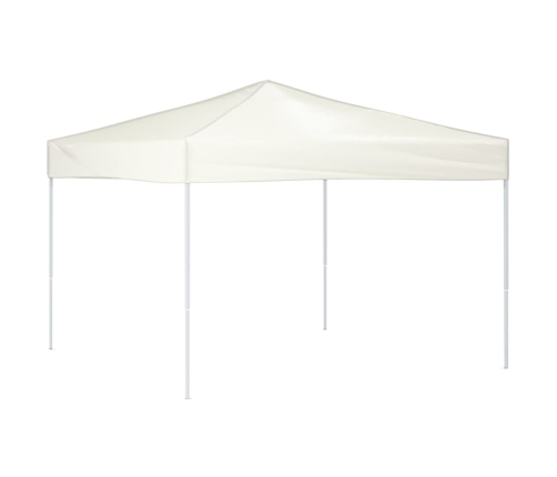 Carpa para fiestas plegable color crema 3x3 m