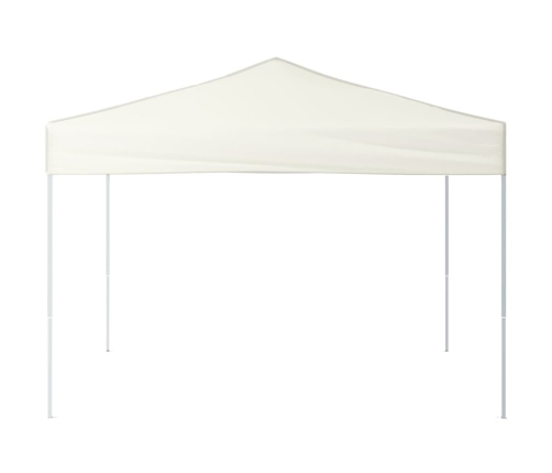 Carpa para fiestas plegable color crema 3x3 m