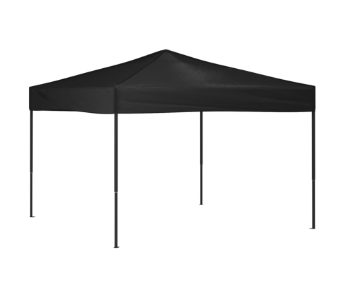 Carpa para fiestas plegable negro 3x3 m