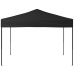 Carpa para fiestas plegable negro 3x3 m