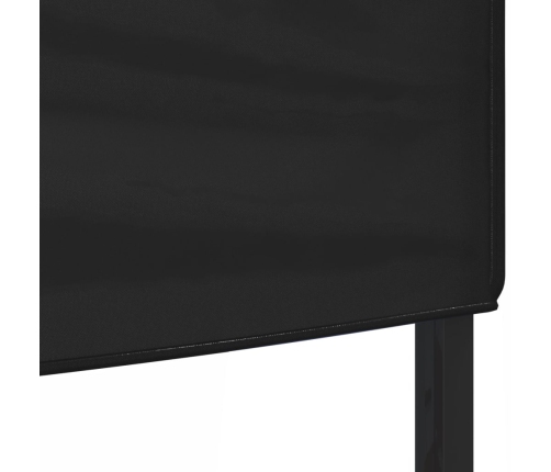 Carpa para fiestas plegable negro 3x3 m