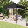 Carpa para fiestas plegable negro 3x3 m