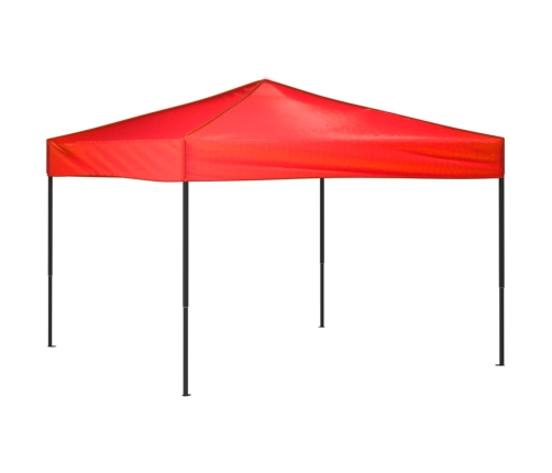 Carpa para fiestas plegable rojo 3x3 m