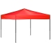 Carpa para fiestas plegable rojo 3x3 m