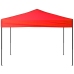 Carpa para fiestas plegable rojo 3x3 m