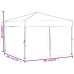 Carpa de fiesta plegable con paredes laterales antracita 3x3 m