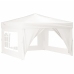 Carpa para fiestas plegable con paredes laterales blanco 3x3 m