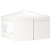 Carpa para fiestas plegable con paredes laterales blanco 3x3 m