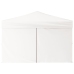 Carpa para fiestas plegable con paredes laterales blanco 3x3 m