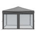 Carpa para fiestas plegable con paredes gris antracita 3x3 m