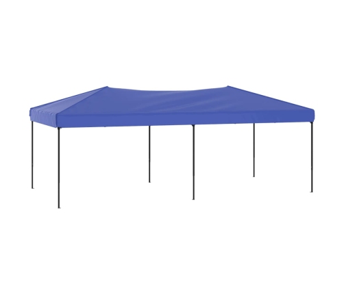 Carpa para fiestas plegable azul 3x6 m