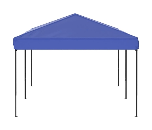 Carpa para fiestas plegable azul 3x6 m
