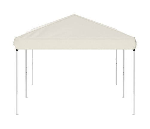 Carpa para fiestas plegable color crema 3x6 m