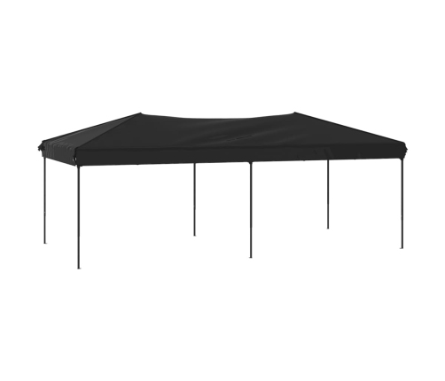 Carpa para fiestas plegable negro 3x6 m