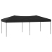 Carpa para fiestas plegable negro 3x6 m